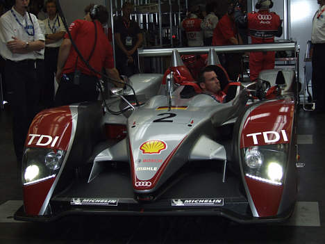 Tom Kristensens Audi racer.